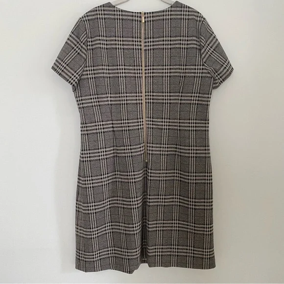Calvin Klein Plaid A-line Mini Dress - Picture 2 of 3